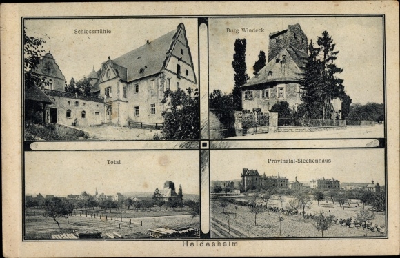 PC Heidesheim am Rhein, Schlossmühle, Burg Windeck, Provincial infirmary