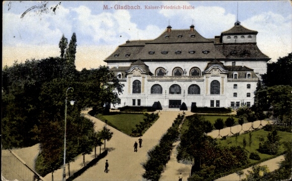 Postcard Mönchengladbach on the Lower Rhine, Kaiser Friedrich-Halle
