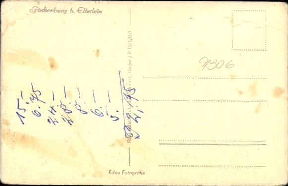 Postcard Elterlein in the Ore Mountains, Finkenburg, forest