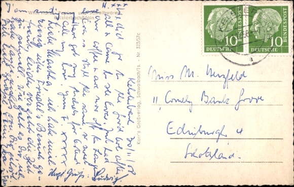 Postcard Kelsterbach am Main, Mainanlagen