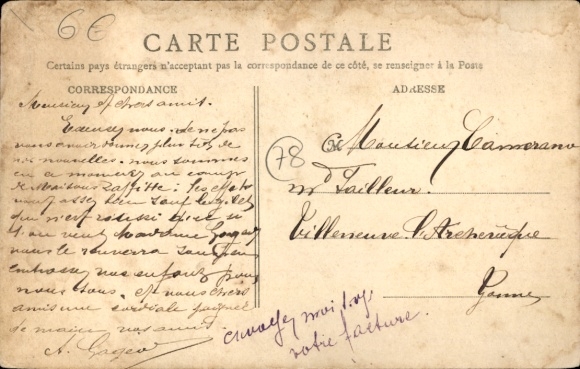 Postcard Maisons Laffitte Yvelines, Vue generale du Camp