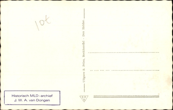 Postcard Texel North Holland Netherlands, Vliegkamp de Mok, Dutch military aircraft