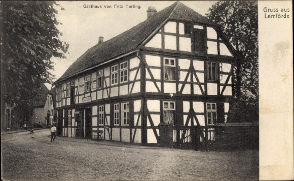 Ak Lemförde in Nedersaksen, herberg