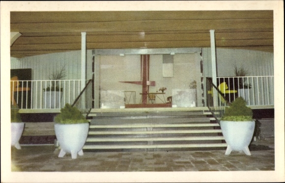 Postcard Bruxelles Brüssel, Exposition, World Expo, Weltausstellung 1958, Eglises Protestantes
