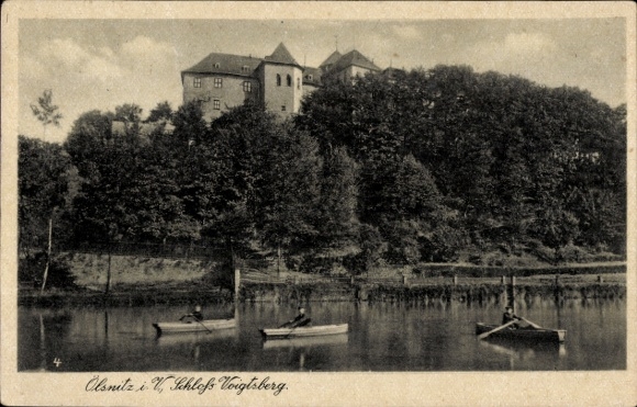 Ak Oelsnitz im Vogtland, Schloss Voigtsberg