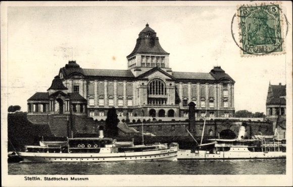 KP Szczecin Szczecin Pomorze, Muzeum Miejskie, saloon parowiec