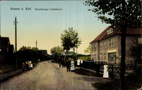 Lichtvenster Ak Russee Kiel, Rendsburger Landstrasse