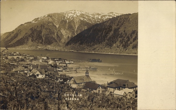 Ak Douglas Juneau Alaska USA, algemeen beeld