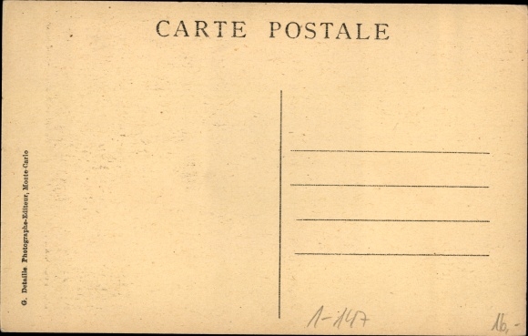Postcard Louis II, Prince of Monaco, Portrait, Uniform, Orden