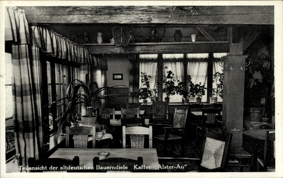 Ansichtkaart Hamburg Wandsbek Duvenstedt, Café Alster Au