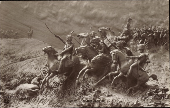 Artist PC Mastroianni, Domenico, battle scene, hussars