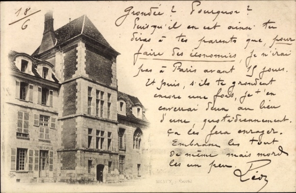 Ak Meaux Seine-et-Marne, Gebäude