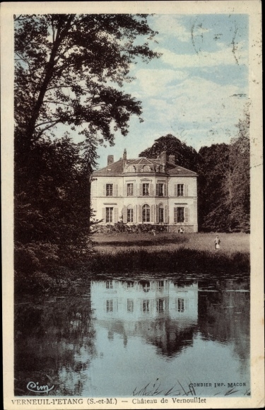 Ak Verneuil-l’Étang Seine et Marne, Château de Vernouillet