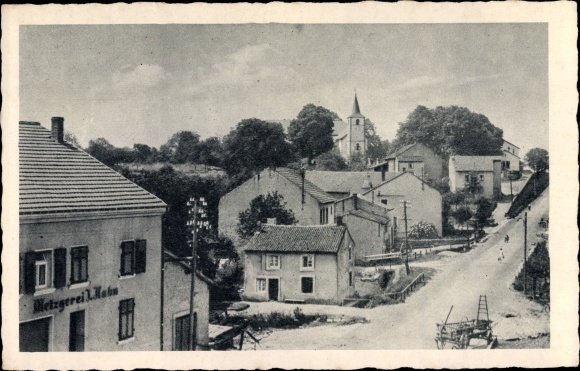 PC Ittersdorf Wallerfang Saarland, butcher shop, partial view