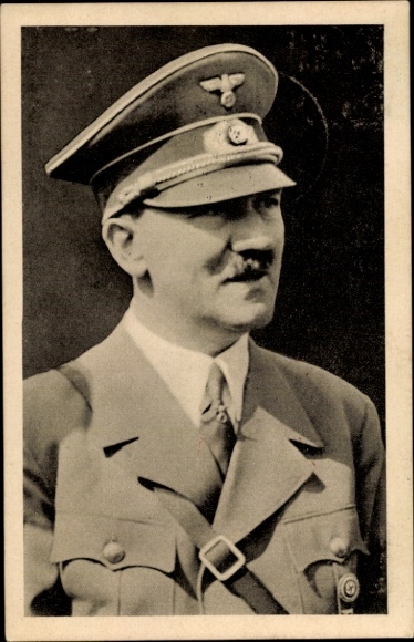 KP Führer i kanclerz Rzeszy Adolf Hitler, portret w mundurze partyjnym
