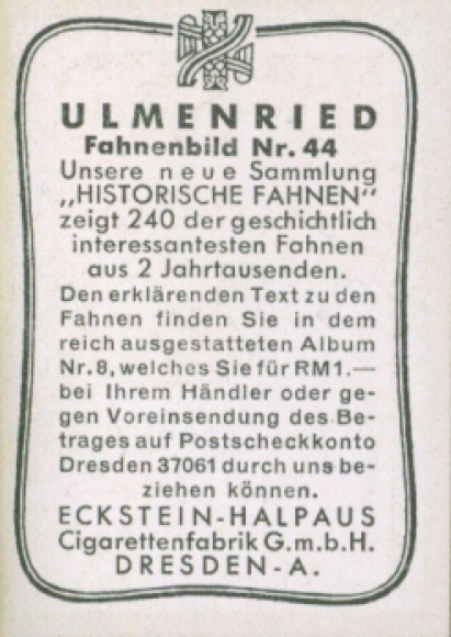 Collective picture Ulmenried flag picture No. 44, wing of the Hanseatic city of Riga