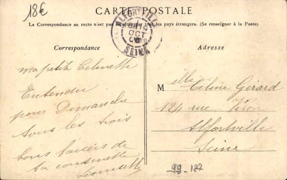 Ak Malakoff Hauts de Seine,  Avenue Pierre Larousse, Kirche, Poststempel
