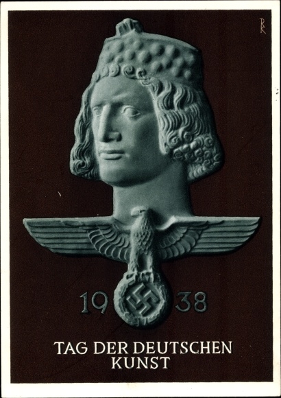 Ganzsachen Ak München Bayern, Tag der Deutschen Kunst 1938, PP 127 C 33