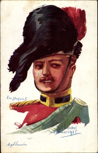 Artysta KP Dupuis, Emil, góral, szkocki żołnierz, 1915
