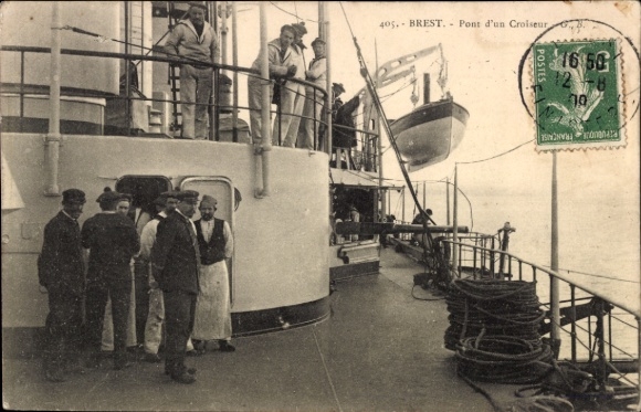 PC Brest Finistère, Pont d'un Croiseur