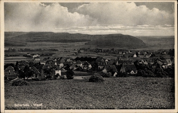 PC Scherfede NRW, total view of the place, surroundings