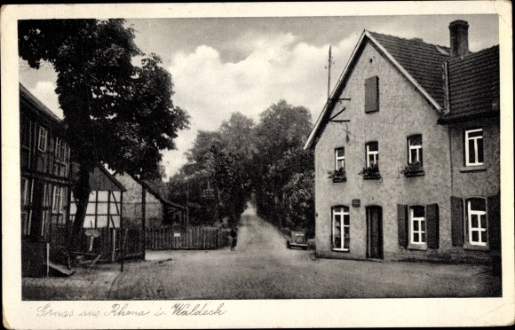 PC Rhena Korbach in Hesse, colonial and mixed goods Wilhelm Vutz