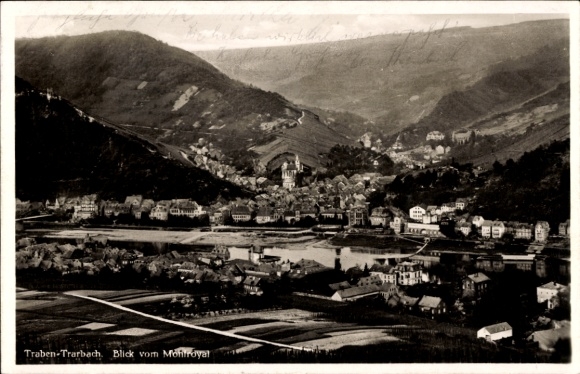 Ak Traben Trarbach, Montroyal, Totalansicht