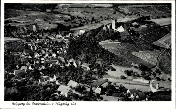 PC Neipperg Brackenheim an der Zaber Württemberg, aerial photograph