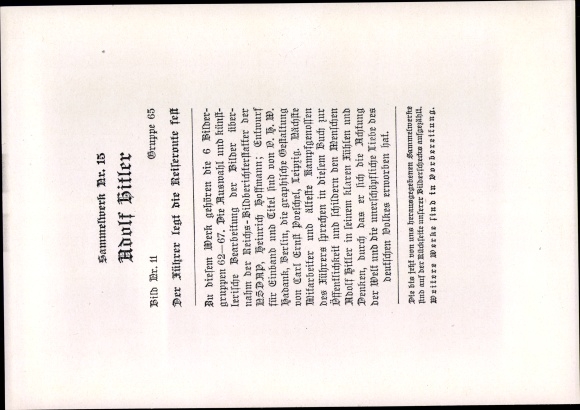 Collective picture Adolf Hitler in the car, road map, compilation no. 15 picture 11
