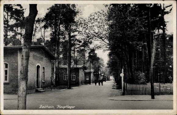 Postcard Zeithain in Saxony, main camp