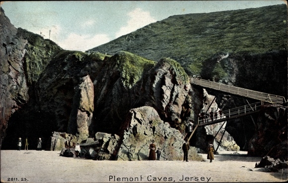 If Jersey Canal Islands, Plemont Caves
