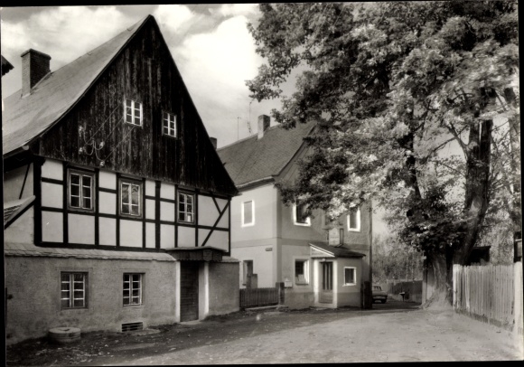 Ak Höfgen Grimma in Sachsen, Technische Schauanlge Wassermühle u. Gaststätte Zur Wassermühle