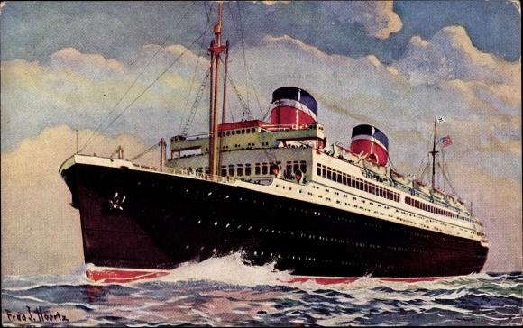 Artist PC Hoertz, Fred J., Steamer Washington, USL