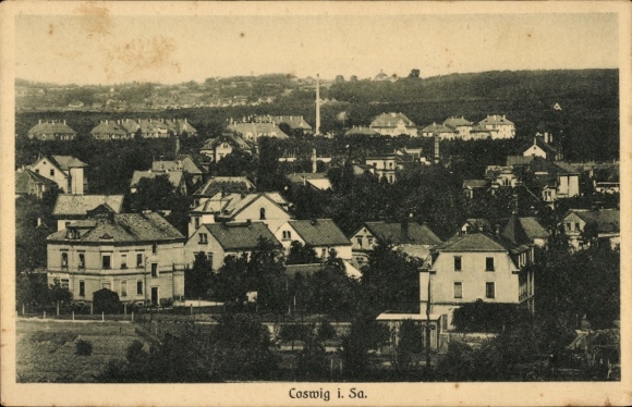 PC Coswig in Saxony, general view