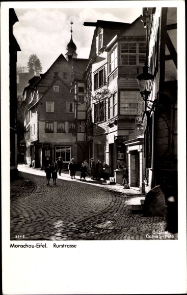Postcard Monschau Montjoie in the Eifel, Rurstrasse