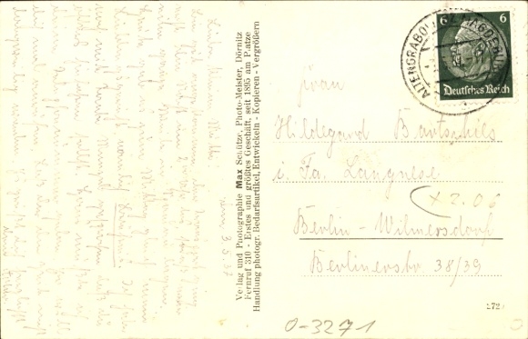 Postcard Altengrabow Möckern in Saxony Anhalt, military training area