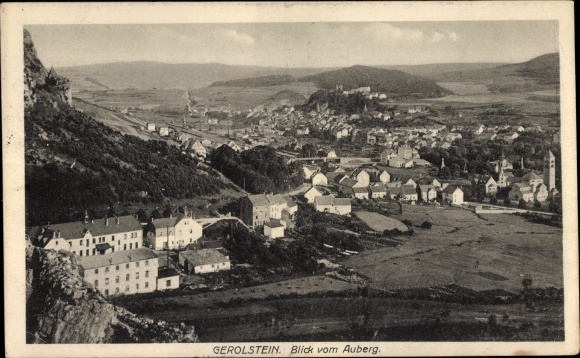 Ak Gerolstein in der Eifel, Blick vom Auberg