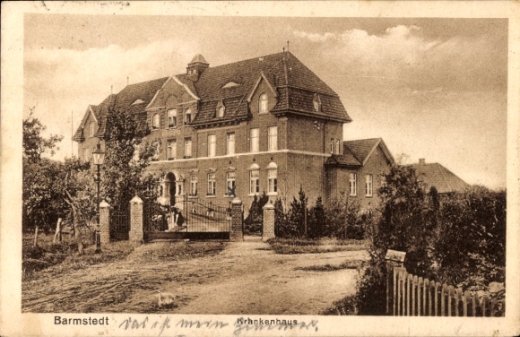 Ansichtkaart Barmstedt in Holstein, ziekenhuis