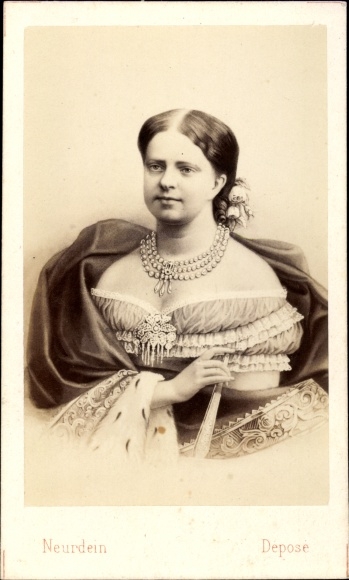 Visiting Card Maria Clotilde di Savoia