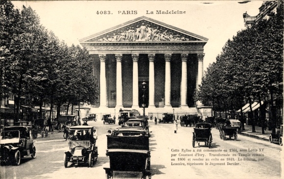 Ansichtkaart Parijs VIII, La Madeleine