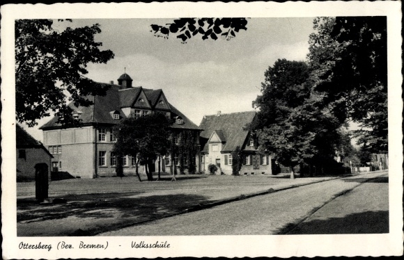 Postcard Ottersberg in Lower Saxony, elementary school