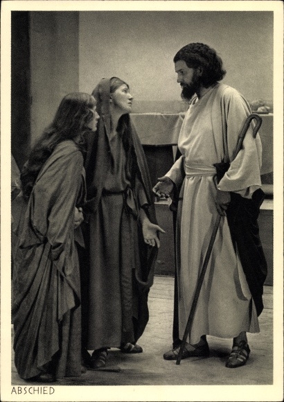 Ak Oberammergau in Oberbayern, Passionsspiele 1934, Abschied