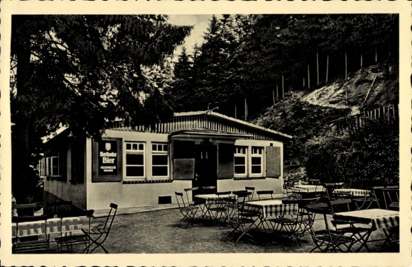 Postcard Rodenberg in Schaumburg, Waldschänke Heisterburg in the Deister near Barsinghausen