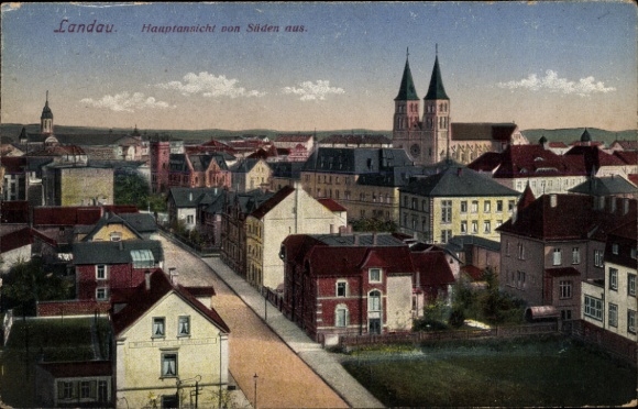 PC Landau in the Palatinate, panorama