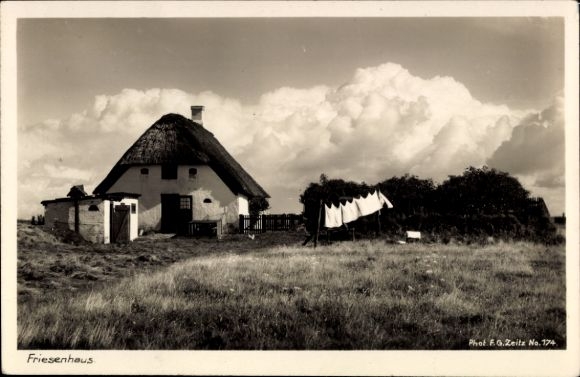 Ak-eiland Sylt in Noord-Friesland, Fries huis