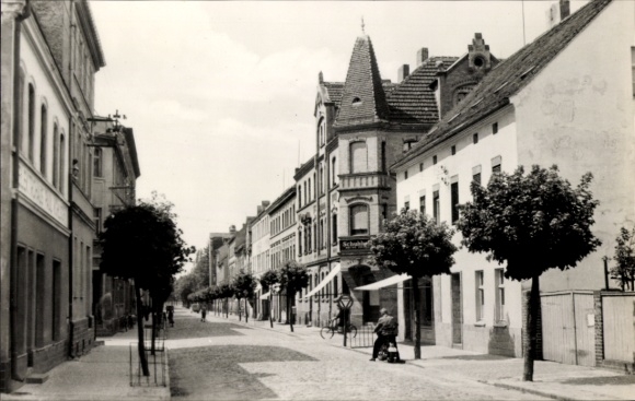 Postcard Falkenberg an der Elster, Friedrichstraße