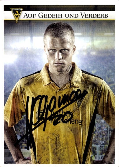 Autogrammkarte Fußballer Henrik Ojamaa, Alemannia Aachen, Autogramm