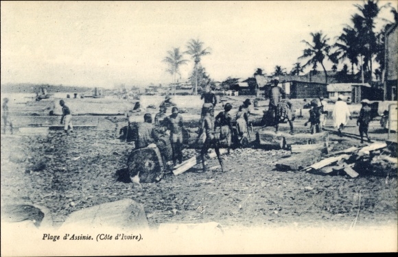 Ak Elfenbeinküste, Plage d'Assinie