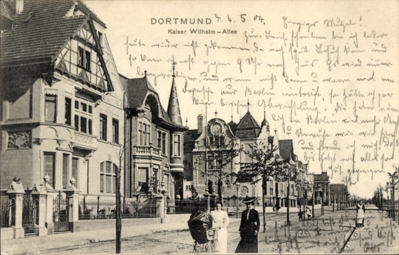 Ak Dortmund im Ruhrgebiet, Kaiser Wilhelm-Allee