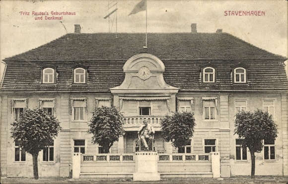 PC Reuterstadt Stavenhagen, Fritz Reuter&#39;s birthplace and memorial